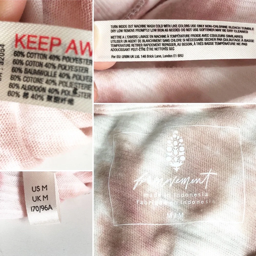 NWT FREE PEOPLE Love Tank Tie Dye in Fireside Combo Size Medium - Picture 12 of 16